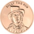 (image for) Billy the Kid (2020 Reverse) 1 oz .999 Pure Copper Round