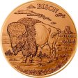 (image for) Bison (American Wildlife Series) 1 oz .999 Pure Copper Round