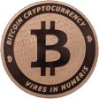 (image for) Bitcoin - Cryptocurrency Series 1 oz .999 Pure Copper Round