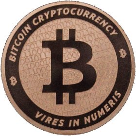 Bitcoin - Cryptocurrency Series 1 oz .999 Pure Copper Round