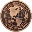 (image for) Bitcoin - Cryptocurrency Series 1 oz .999 Pure Copper Round