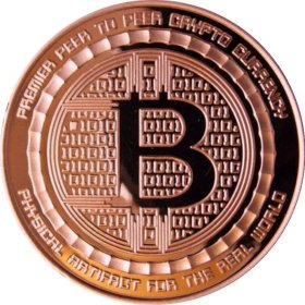 Bitcoin - Crypto Icon 1 oz .999 Pure Copper Round