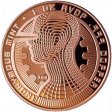(image for) Bitcoin - The Guardian 1 oz .999 Pure Copper Round
