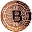 (image for) Bitcoin - The Guardian 1 oz .999 Pure Copper Round