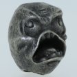(image for) Rage Face Bead in Pewter by Marco Magallona