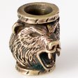 (image for) Black Bear Bead in Brass by Russki Designs