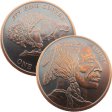 (image for) Buffalo Nickel 1 oz .999 Pure Copper Round (Black Patina)