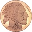 (image for) Buffalo Design 1/4 oz .999 Pure Copper Round