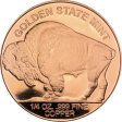 (image for) Buffalo Design 1/4 oz .999 Pure Copper Round