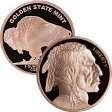 (image for) Buffalo Design 2 oz .999 Pure Copper Round