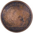 (image for) Buffalo Nickel Design 1 oz .999 Pure Copper Round (Golden State Mint) (Black Patina)