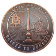 (image for) Bullion Not Bits 1 oz .999 Pure Copper Round (Black Patina)