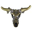 (image for) Bull Skull Pendant/Bead in Antiqued Brass