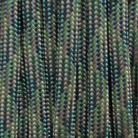 (image for) Woodland Camo 550# Type III Paracord 100' C04