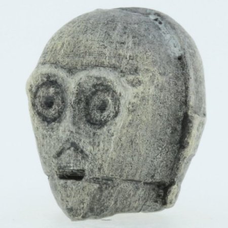 (image for) C3PO Bead in Pewter by Marco Magallona