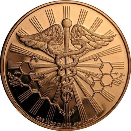 (image for) Cannabis (Ahead of the Curve) 1 oz .999 Pure Copper Round