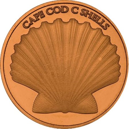 (image for) Cape Cod C Shells (AOCS) (2012) 1 oz .999 Pure Copper Round