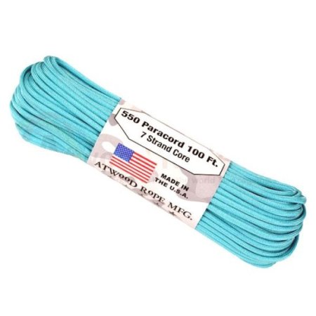 (image for) Carolina Blue 550# Type III Paracord 100' S21