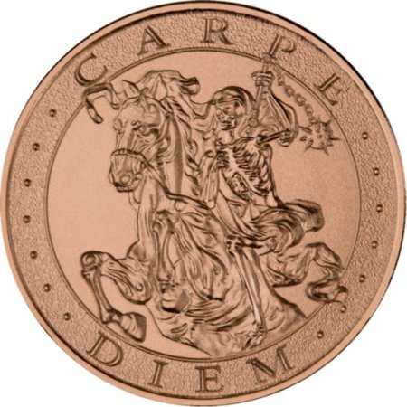 (image for) Carpe Diem ~ "Seize The Day" (2020 Reverse) 1 oz .999 Pure Copper Round