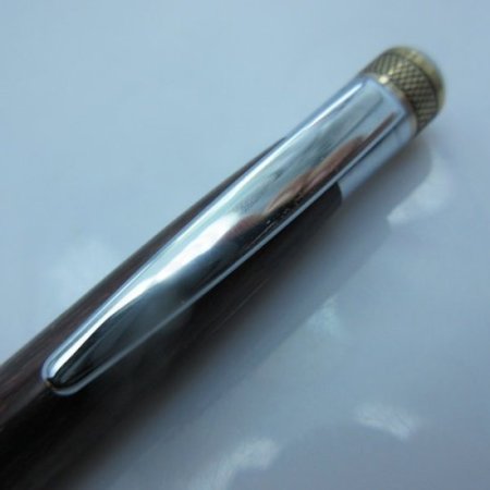 (image for) Cortona Twist Pen in (Rosewood) Chrome/24kt Gold