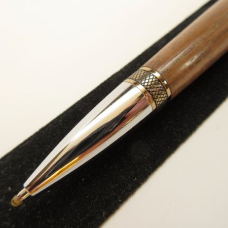 (image for) Cortona Stylus Twist Pen in (Monkeypod) Chrome/24K Gold