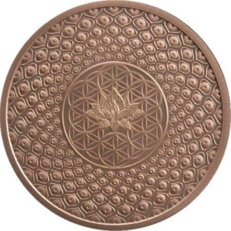 (image for) Cosmic Lotus #131 (2019 Silver Shield - Mini Mintage) 1 oz .999 Pure Copper Round