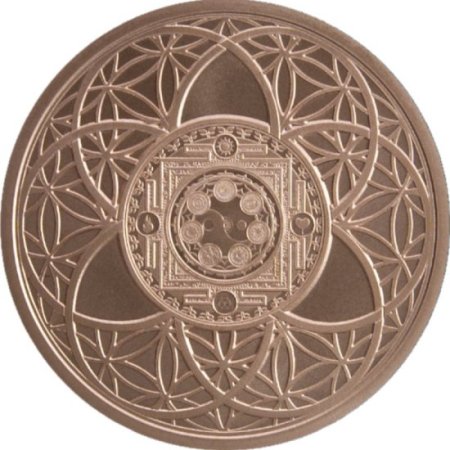 (image for) Cosmic Trivium #128 (2019 Silver Shield - Mini Mintage) 1 oz .999 Pure Copper Round