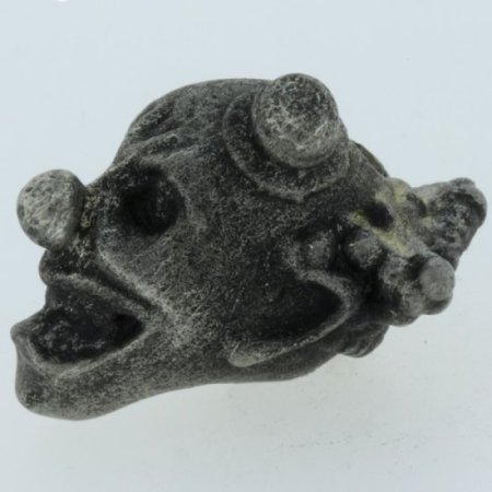 (image for) Crazy Clown Bead in Pewter by Marco Magallona