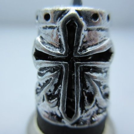 (image for) Crusader Helmet & Skull Silver/Silver By Bad Azz Beads