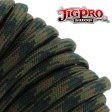 (image for) Woodland Camo 550# Type III Paracord 100' C04