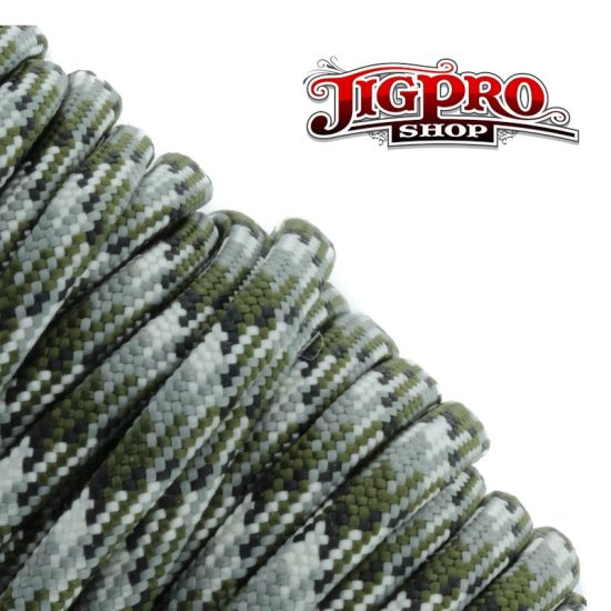 (image for) Siberian Camo 550# Type III Paracord 100\' C16