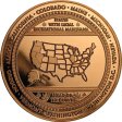 (image for) Cannabis (Ahead of the Curve) 1 oz .999 Pure Copper Round