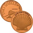 (image for) Cape Cod C Shells (AOCS) (2012) 1 oz .999 Pure Copper Round