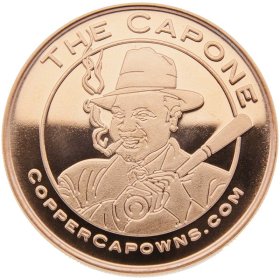 The Capone (Shield Back ~ 2011) 1 oz .999 Pure Copper Round