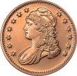 (image for) Capped Bust Dollar Design (Private Mint) 1 oz .999 Pure Copper Round
