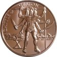 (image for) Cattle of Geryon 1 oz .999 Pure Copper Round (10th Design of the 12 Labors of Hercules Series)