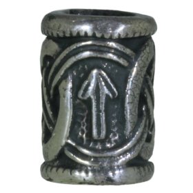 Celtic Pattern Bead in Nickel Silver by Russki Designs