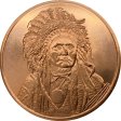 (image for) Chief One Papa (Patrick Mint) 1/2 oz .999 Pure Copper Round