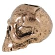 (image for) Classic Skull Bead in Antique Copper Finish by Schmuckatelli Co.