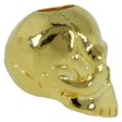 (image for) Classic Skull Bead in 18K Gold Finish by Schmuckatelli Co.