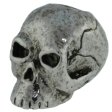 (image for) Classic Skull Bead in Antique Rhodium Finish by Schmuckatelli Co.