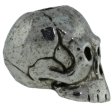 (image for) Classic Skull Bead in Antique Rhodium Finish by Schmuckatelli Co.