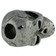 (image for) Classic Skull Bead in Antique Rhodium Finish by Schmuckatelli Co.