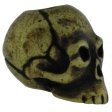 (image for) Classic Skull Bead in Roman Brass Oxide Finish by Schmuckatelli Co.