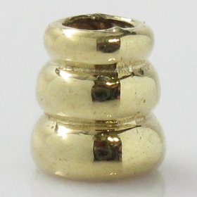 Cone Spacer Bead in Brass by Covenant Everyday Gear