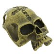 (image for) Cross Skull Bead in Brass