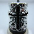 (image for) Crusader Helmet & Skull Silver/Gold By Bad Azz Beads