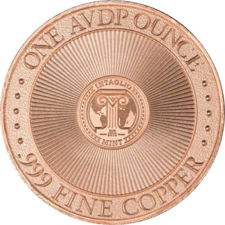 (image for) Davy Crockett (2019 Reverse) 1 oz .999 Pure Copper Round