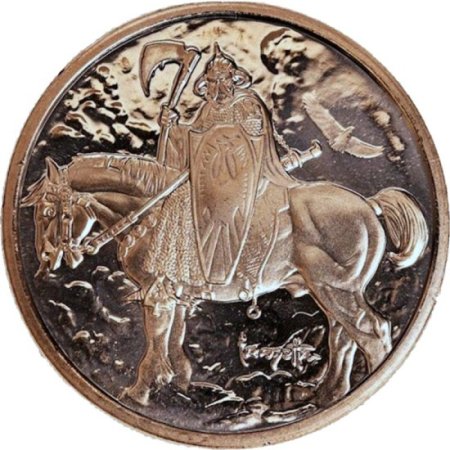 (image for) Death Dealer ERROR VERY, VERY Rare 1 oz .999 Pure Copper Round