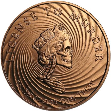 (image for) Democide #13 (2017 Silver Shield Mini Mintage) 1 oz .999 Pure Copper Round